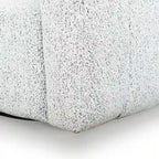 Poltrona girevole Bouclé – Bianco e Nero, 96,5 cm L x 84 cm P x 71 cm A